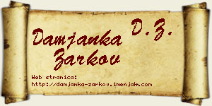 Damjanka Žarkov vizit kartica